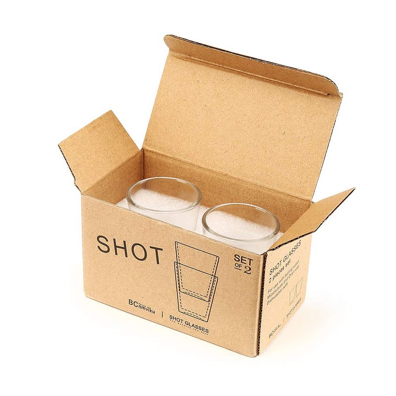 BCnmviku 1.5 oz Shot Glasses Sets with Heavy Base, Clear Shot Glass (2 Pack) - Image 3